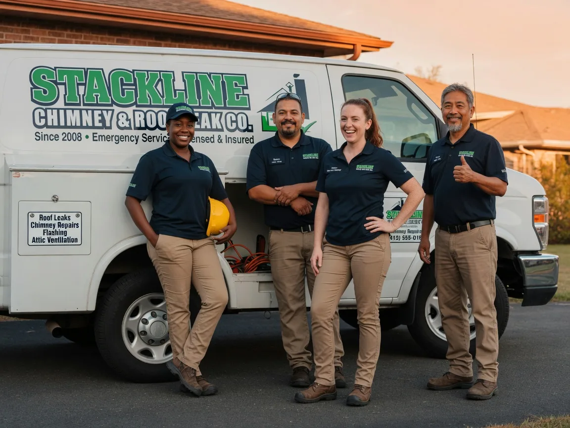 Chimney flashing repair company in Hooks, TX